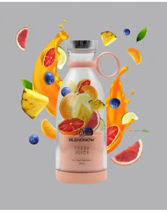Çevre Dostu Cam Gövdeli Kablosuz Smoothie Blender