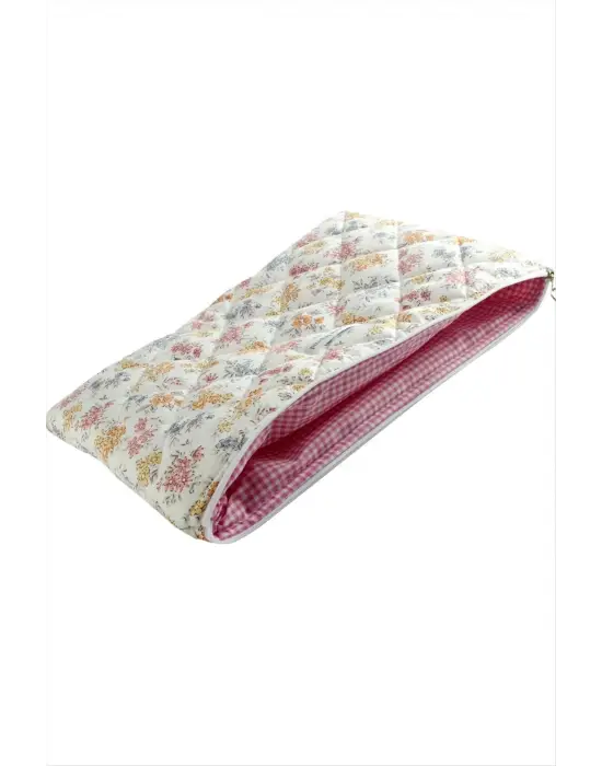 Çiçek Desenli Labtop Bilgisayar Çantası 15*16 inç