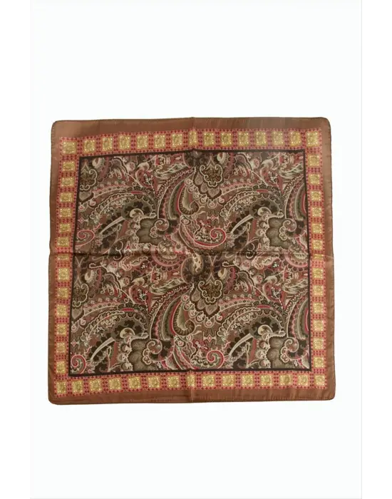 Çiçek Desenli Zr Şifon Fular 50*50 cm