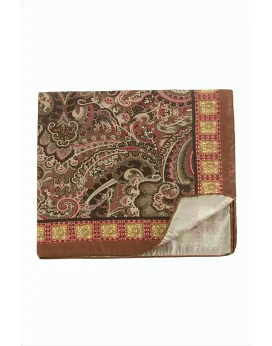 Çiçek Desenli Zr Şifon Fular 50*50 cm