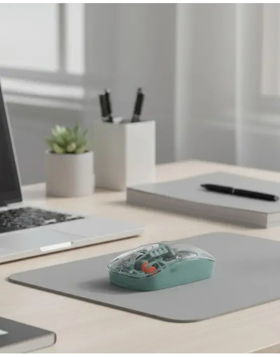 Çift Mod Bağlantılı Kablosuz Mouse Bluetooth Ve Usb Alıcılı