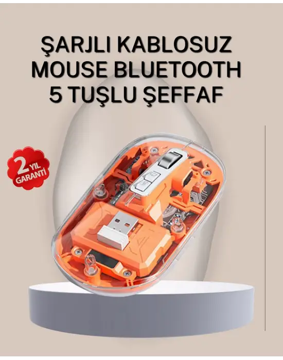 Çift Modlu Fare – Usb Alıcılı Ve Bluetooth Bağlantılı