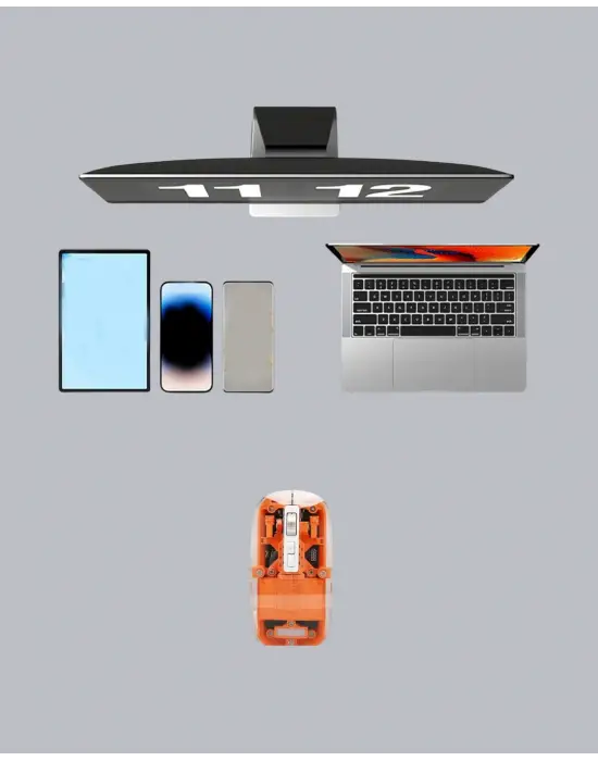 Çift Modlu Fare – Usb Alıcılı Ve Bluetooth Bağlantılı
