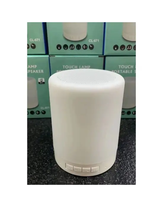 Cl-671 Şarjlı Dokunmatik Gece Lambalı Bluetooth Hoparlör
