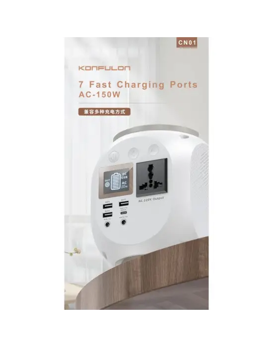Cn01 Powerbank 45.000 Mah Kamp Şarj Pd - Beyaz