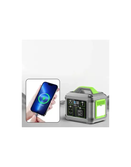 Cn05 Powerbank 600w 128.000 Mah Kamp Şarj 60w Pd - Siyah