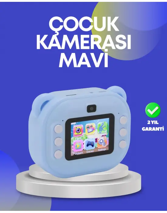 Çocuk Şipşak Kamera – 24mp Hd Çift Lensli Termal Baskı Teknolojili
