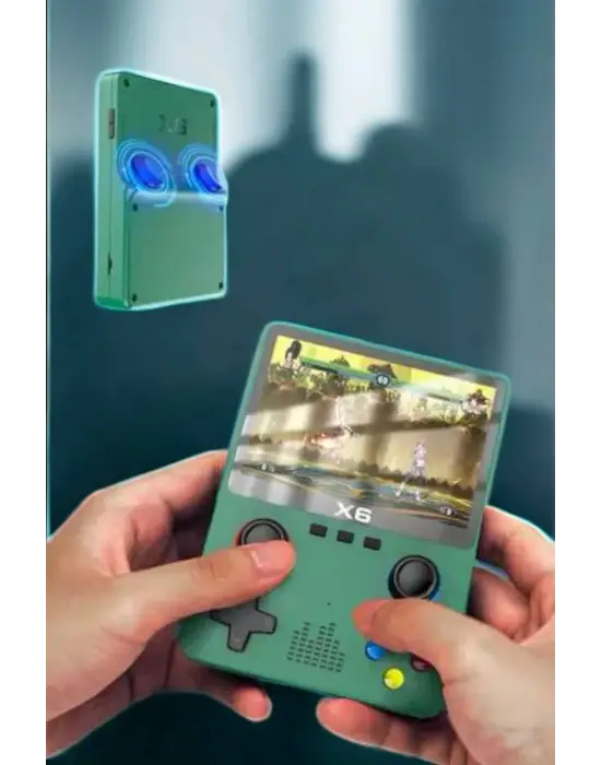 Çocuklara Özel 666 Oyunlu X6 Atari Video İzleme Ve Müzik Dinleme