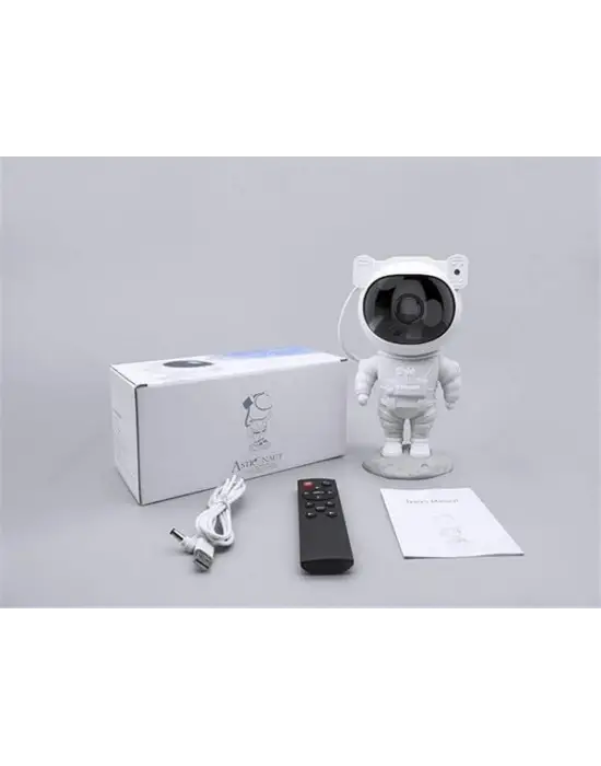 Çocuklara Özel Projeksiyon Astronot Lamba Speaker Sevimli