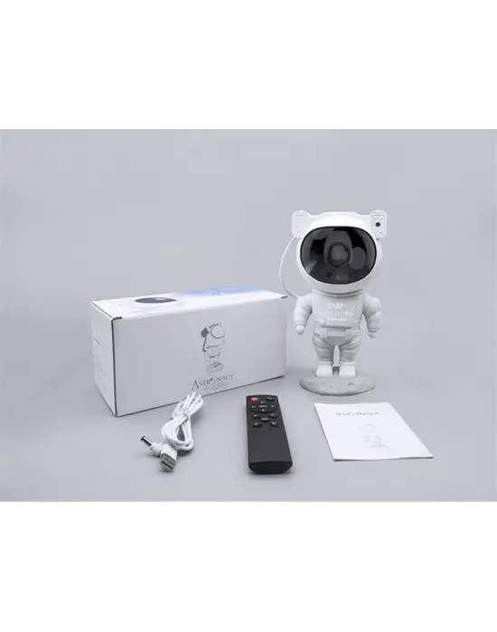 Çocuklara Özel Projeksiyon Astronot Lamba Speaker Sevimli