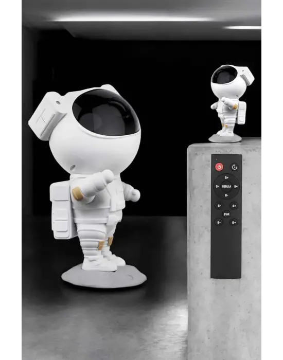 Çocuklara Özel Projeksiyon Astronot Lamba Speaker Sevimli
