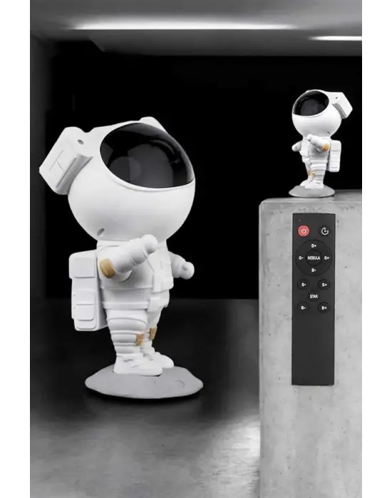 Çocuklara Özel Projeksiyon Astronot Lamba Speaker Sevimli