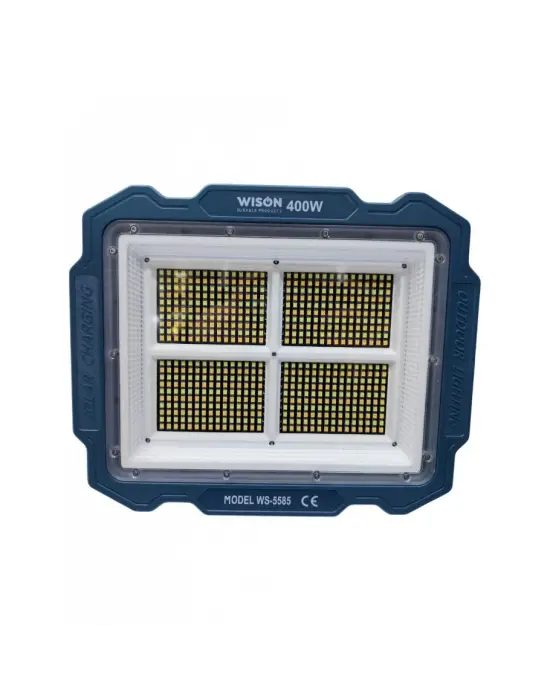 Çok Fonksiyonlu 3 Solar Panelli 400W Spot Aydınlatma WS-5585