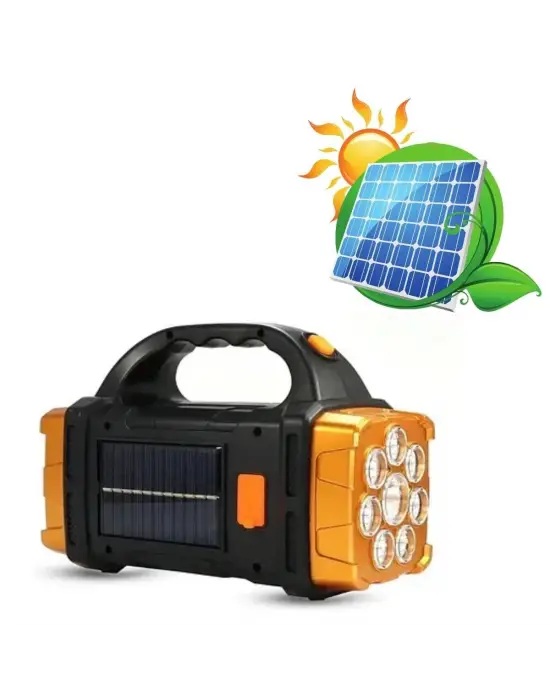 Çok Fonksiyonlu Elde Güneş Enerjili Lamba – 38W