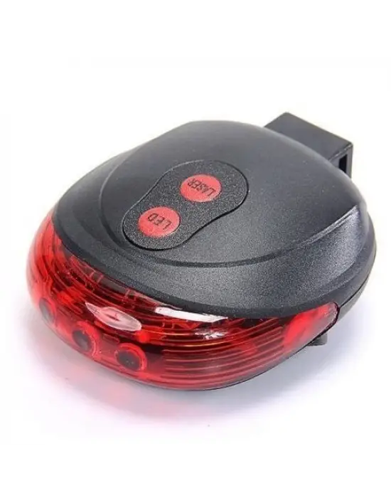 Çok Fonksiyonlu Pilli Bisiklet Led Lazer Işığı Arka Stop Lambası