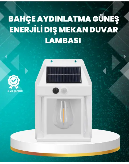 Çok Modlu Güneş Enerjili Bahçe Ve Balkon Lambası