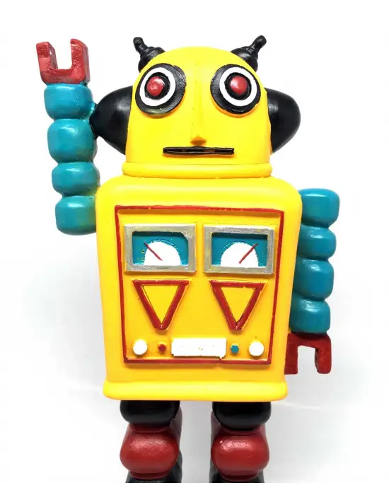 Decotown Nostaljik Sevimli Uzaylı Robot Şeklinde Figür Biblo