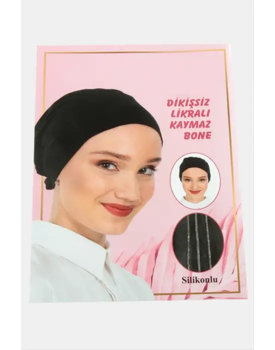 Dikişsiz Likralı Kaymaz Bone