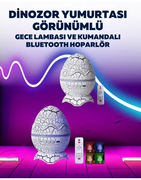 Dinazor Yumurta Gece Lambası