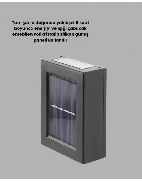 Dış Mekan Güneş Paneli İle Aydınlatma Lambası