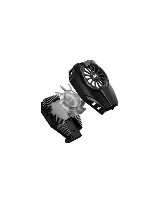 Dl06 Rgb Radyatör Telefon Soğutucu Fan - Siyah