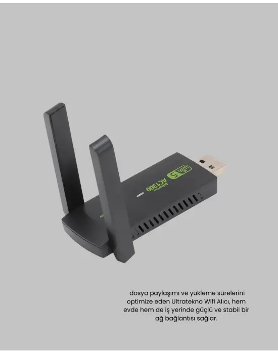 Dual Band Usb Wifi Adaptör – 1200 Mbps Hız