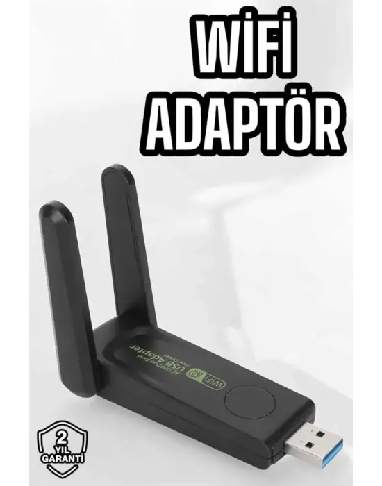 Dual Band Wifi Alıcı Adaptör Usb 3.0 Destekli
