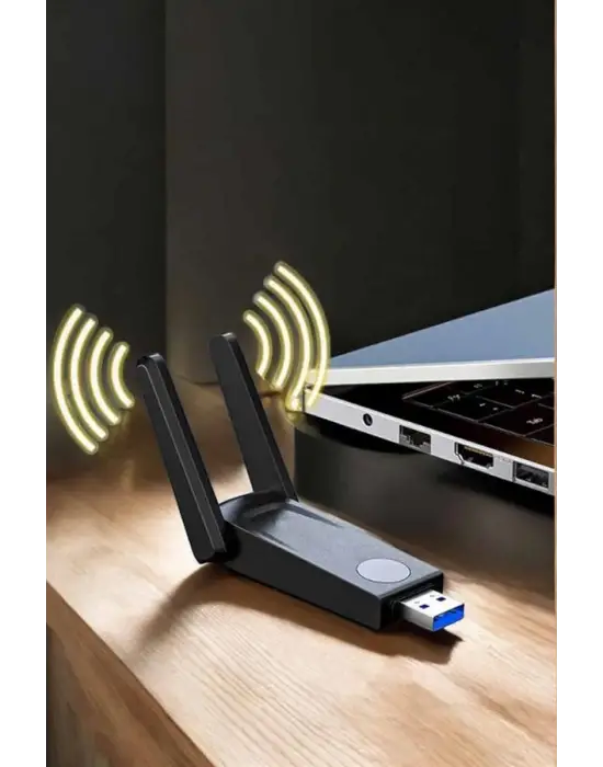 Dual Band Wifi Alıcı Adaptör Usb 3.0 Destekli