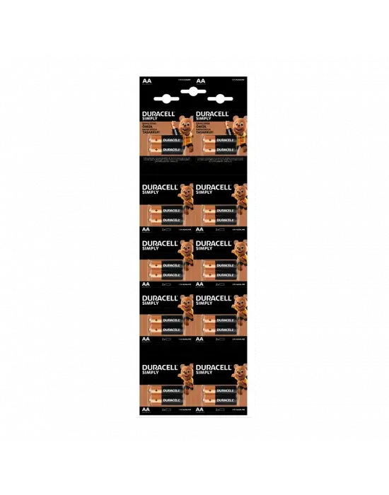 Duracell Kalem Pil Alkalin 20 Parça