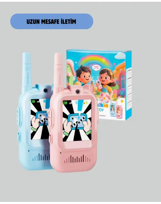 Ekranlı Walkie Talkie Oyuncağı Ses Ve Görüntü Destekli
