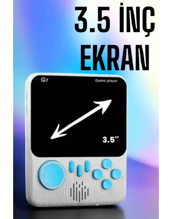 El Atarisi 3.5 İnç Ekran Çift Konsol 666 Adet Retro Oyun Gamepad