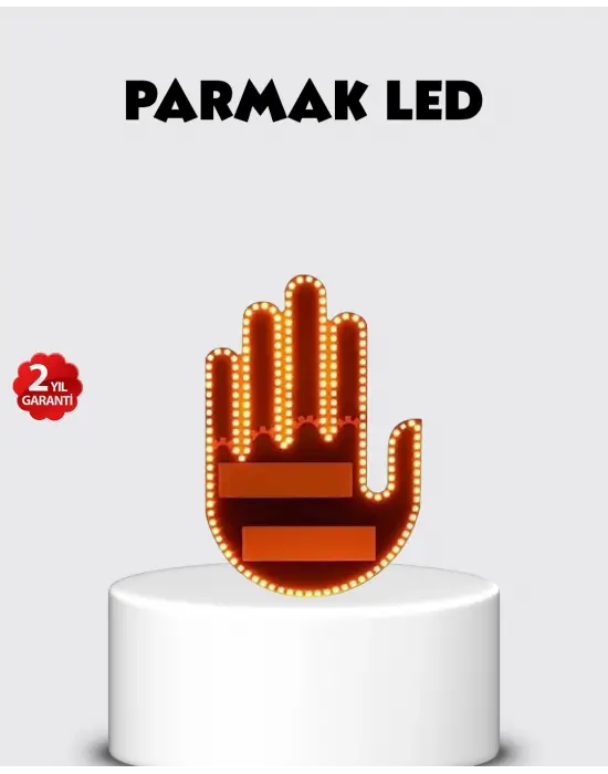 El Hareketiyle Kontrol Edilen 176 Led Amber Güvenlik Lambası
