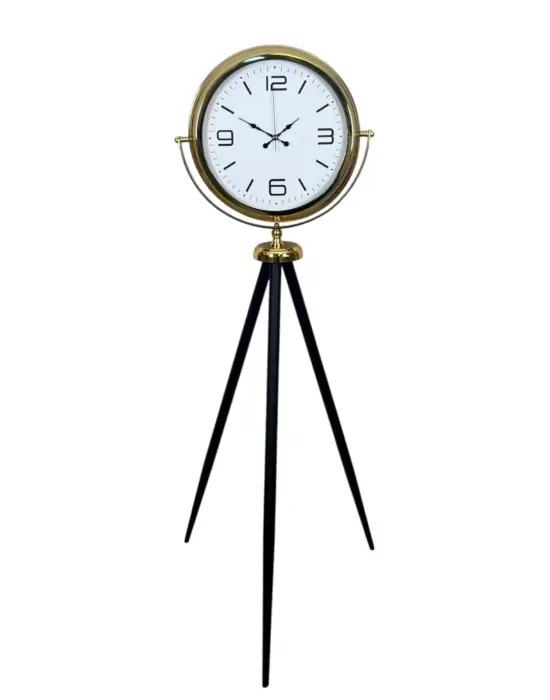 Elegance Gold Tripod Ayaklı Saat