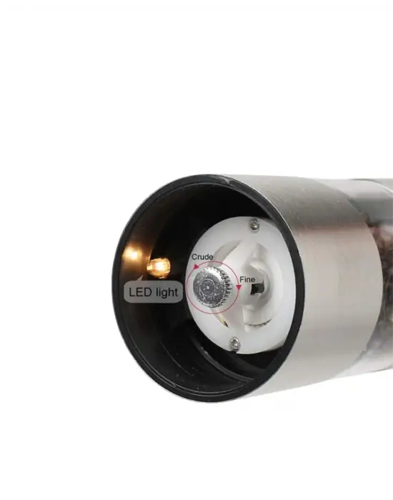 Elektrikli Baharat Öğütme Cihazı Ergonomik Şeffaf Gövde