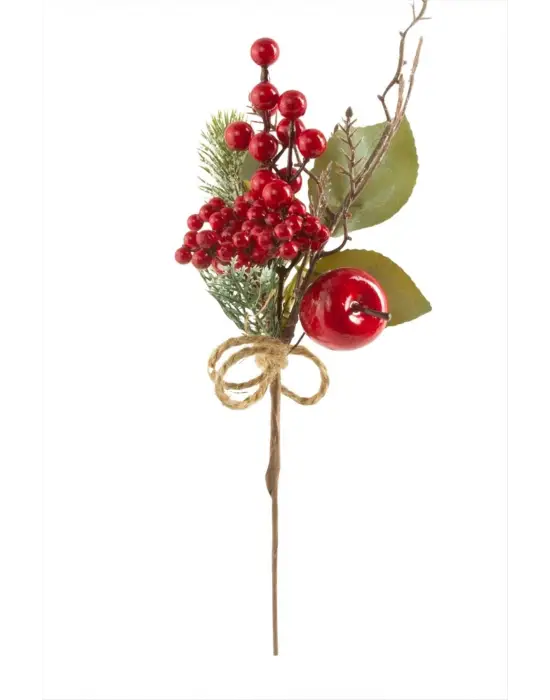 Elma Yapraklı Kokina Yılbaşı Süsü 29 cm