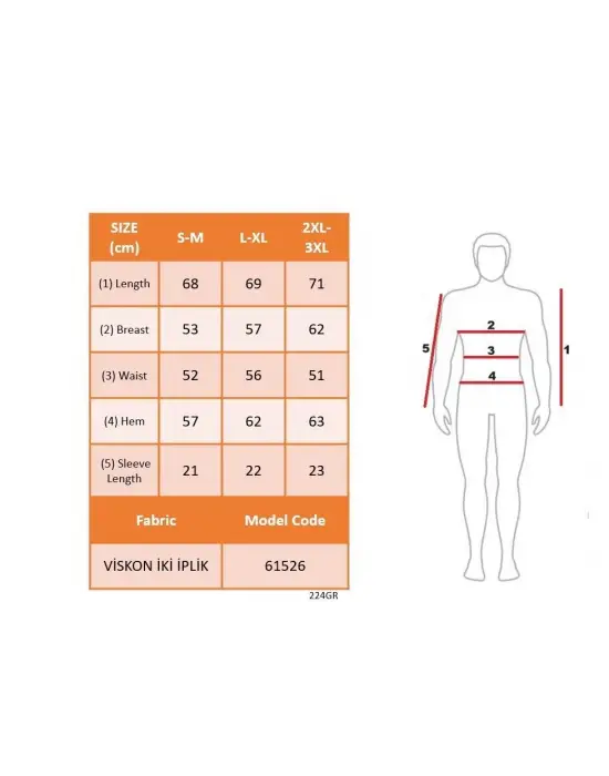 Erkek Kısa Kollu Hakim Yaka önü Düğmeli Viskon Bluz