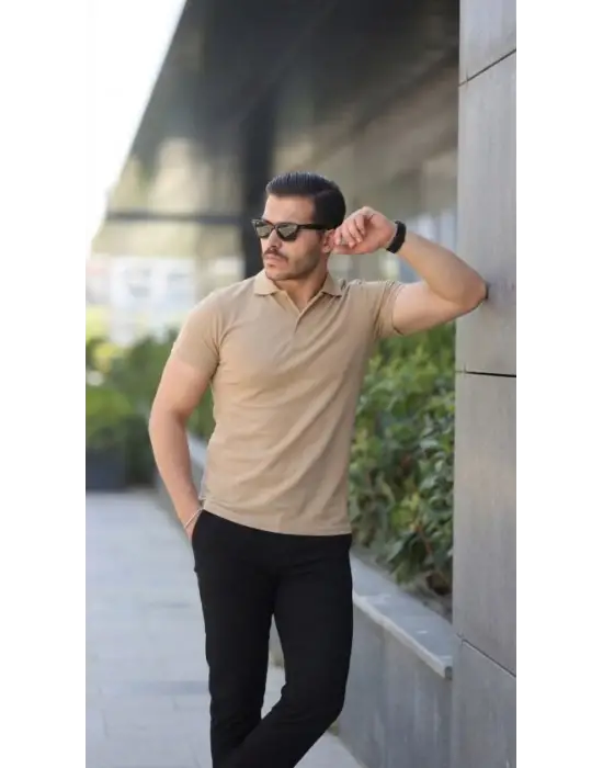 Erkek Kısa Kollu Yakalı Tişört