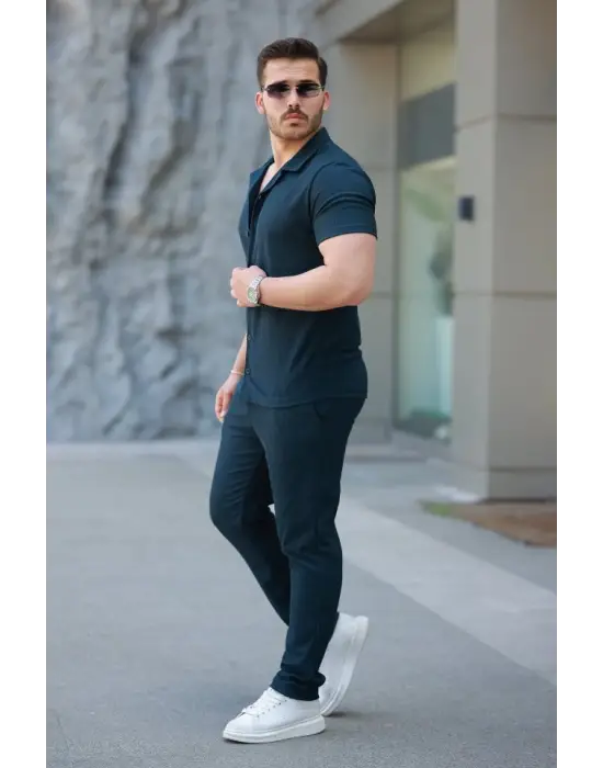 Erkek Ottoman Kumaş Pantolon Gömlek Takım