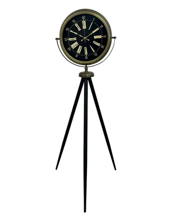 Eskitme İhtişam Tripod Ayaklı Saat