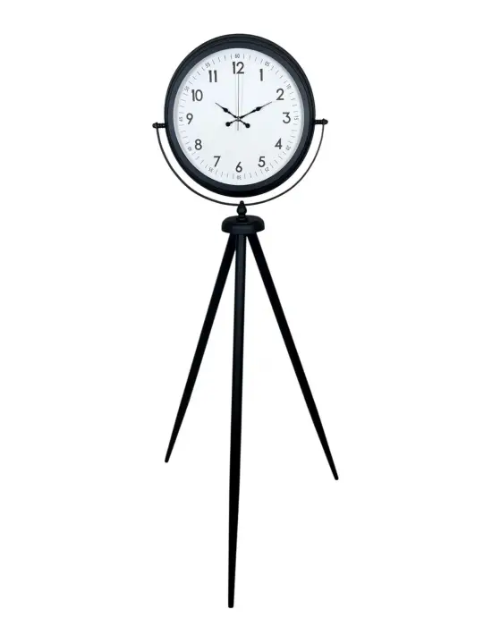 Eskitme Tripod Ayaklı Dekoratif Saat
