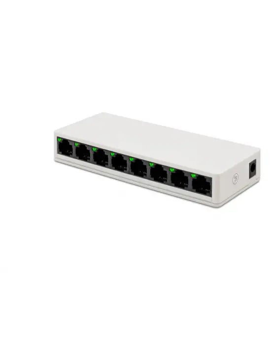 Ethernet Switch 8 Port 10/100 Mbps - Beyaz LV-SW08
