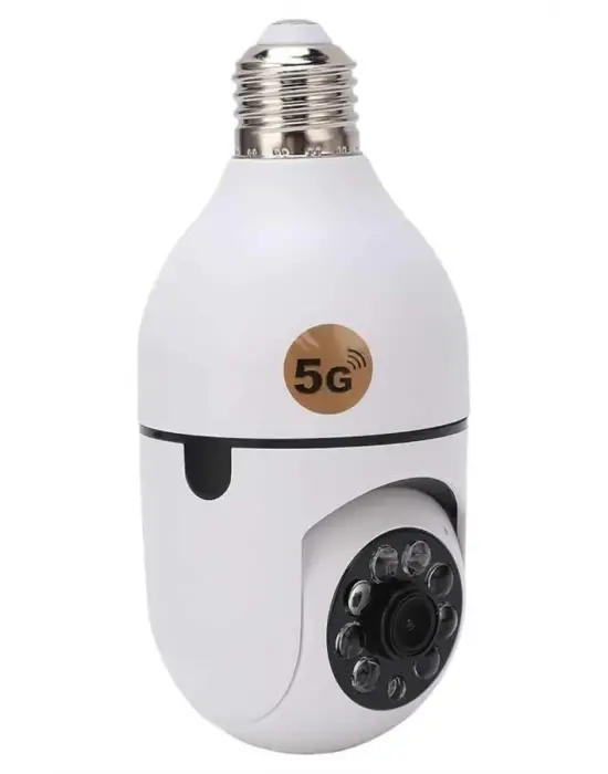 Ev Kamerası Wifi Kamerası Gece Görüşlü Akıllı Ampül Kamera