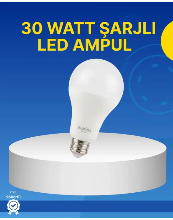 Ev Ve İş Yeri İçin Şarjlı Led Ampul