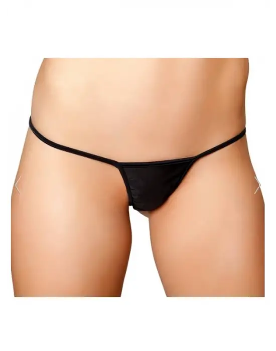Fantezi Siyah Lame String Tanga TG271288