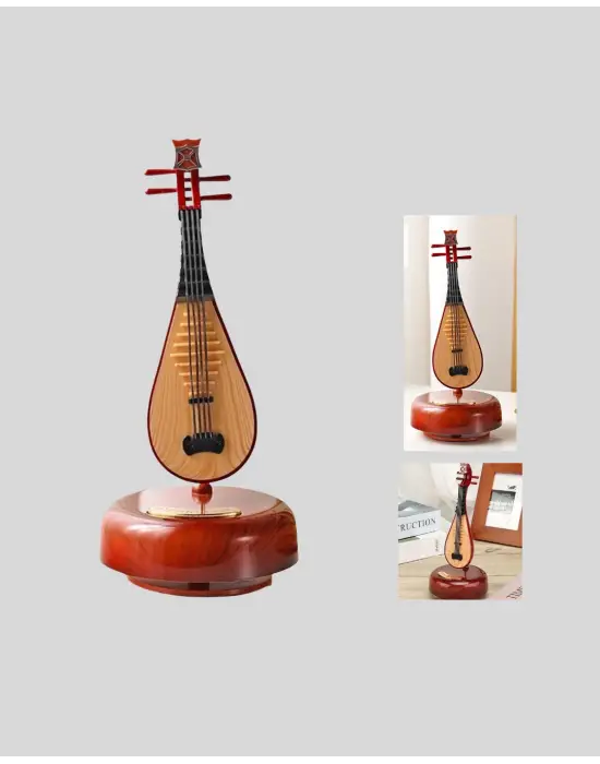 Figürlü Müzik Kutusu Zarif Melodili Dekoratif Model