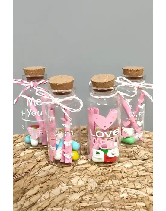 Fiyong Bağlamalı Dilek Şişesi
