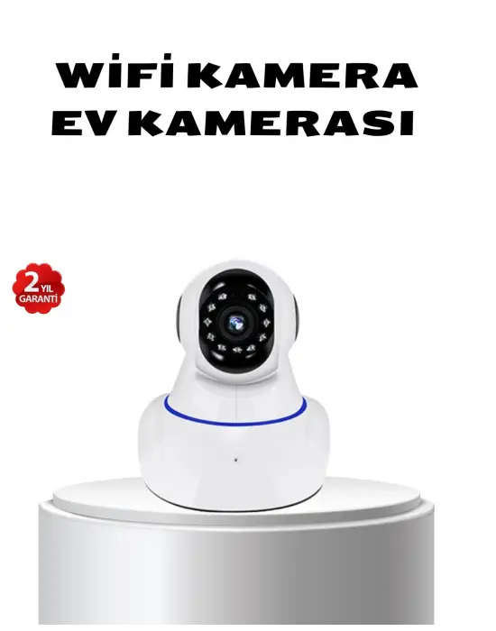 Full Hd Akıllı Ip Kamera – Gece Görüşlü, Hareket Sensörlü, Çift Yönlü Ses Ve Online Kayıt Özellikli