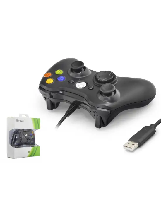 Gamepad Pc Xbox 360 Uyumlu Kablolu - Siyah ND506B