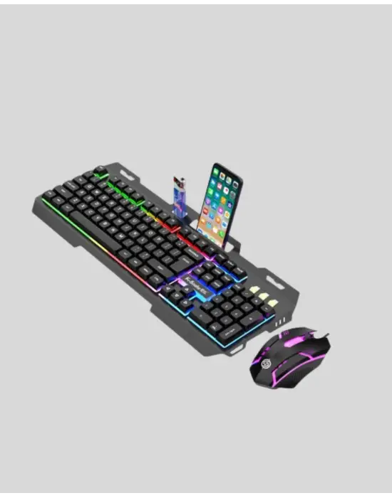 Gaming Klavye Ve Mouse Seti Pg8018 – Dayanıklı Tuşlar, Hızlı Komut
