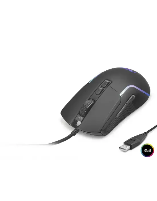 Gaming Mouse Optik 1200–2400 Dpi Usb Rgb - Siyah GM170B/LA